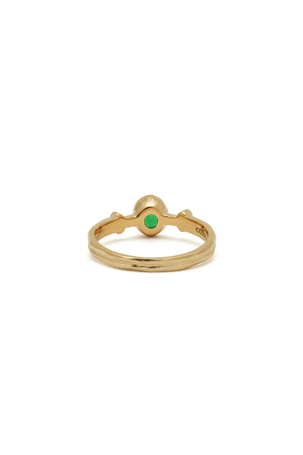 RENAISSANCE COLUMN TSAVORITE GARNET RING