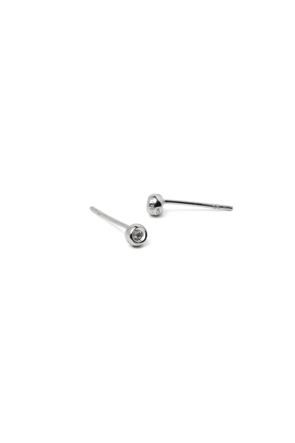 10K WHITE GOLD DIA PERFECTION STUDS  SMALL