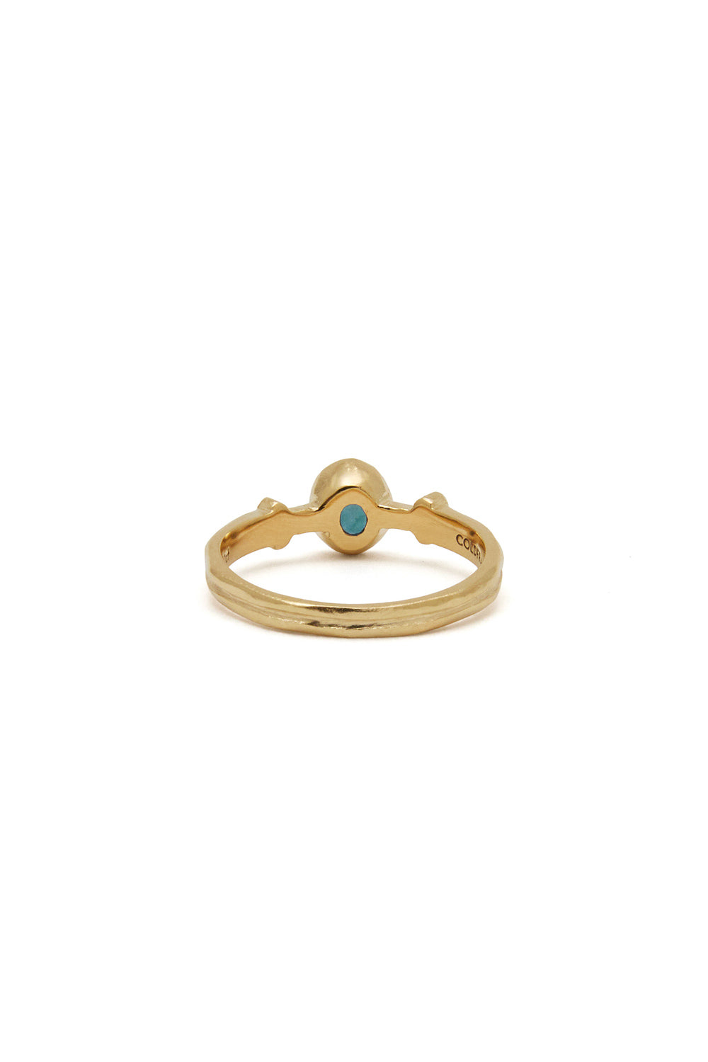 RENAISSANCE COLUMN AQUAMARINE RING