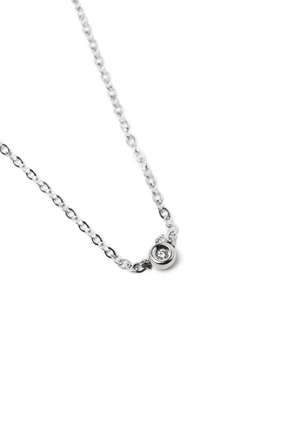 18K WHITE GOLD DIA PERFECTION NECKLACE LARGE
