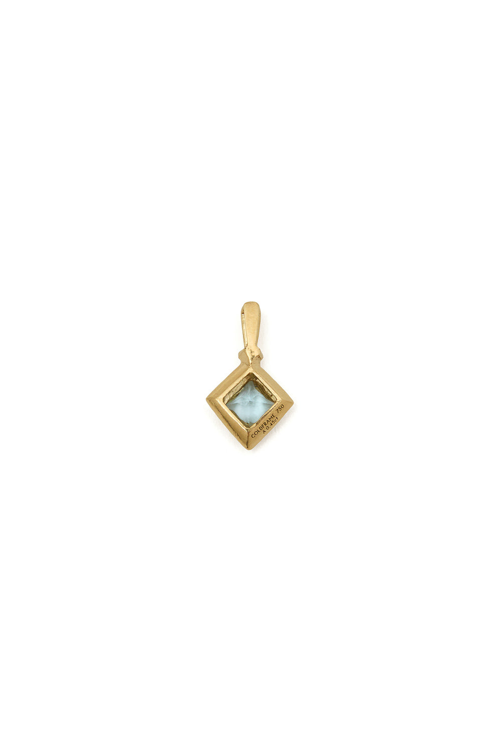 RENAISSANCE LOZENGE AQUAMARINE PENDANT