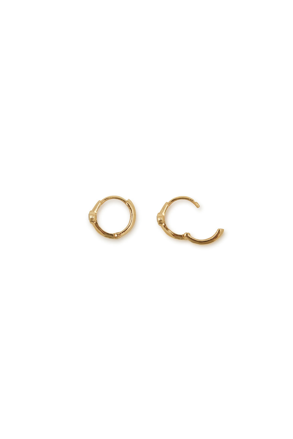 RENAISSANCE YELLOW DIAMOND ORB HOOPS PETIT PLUS