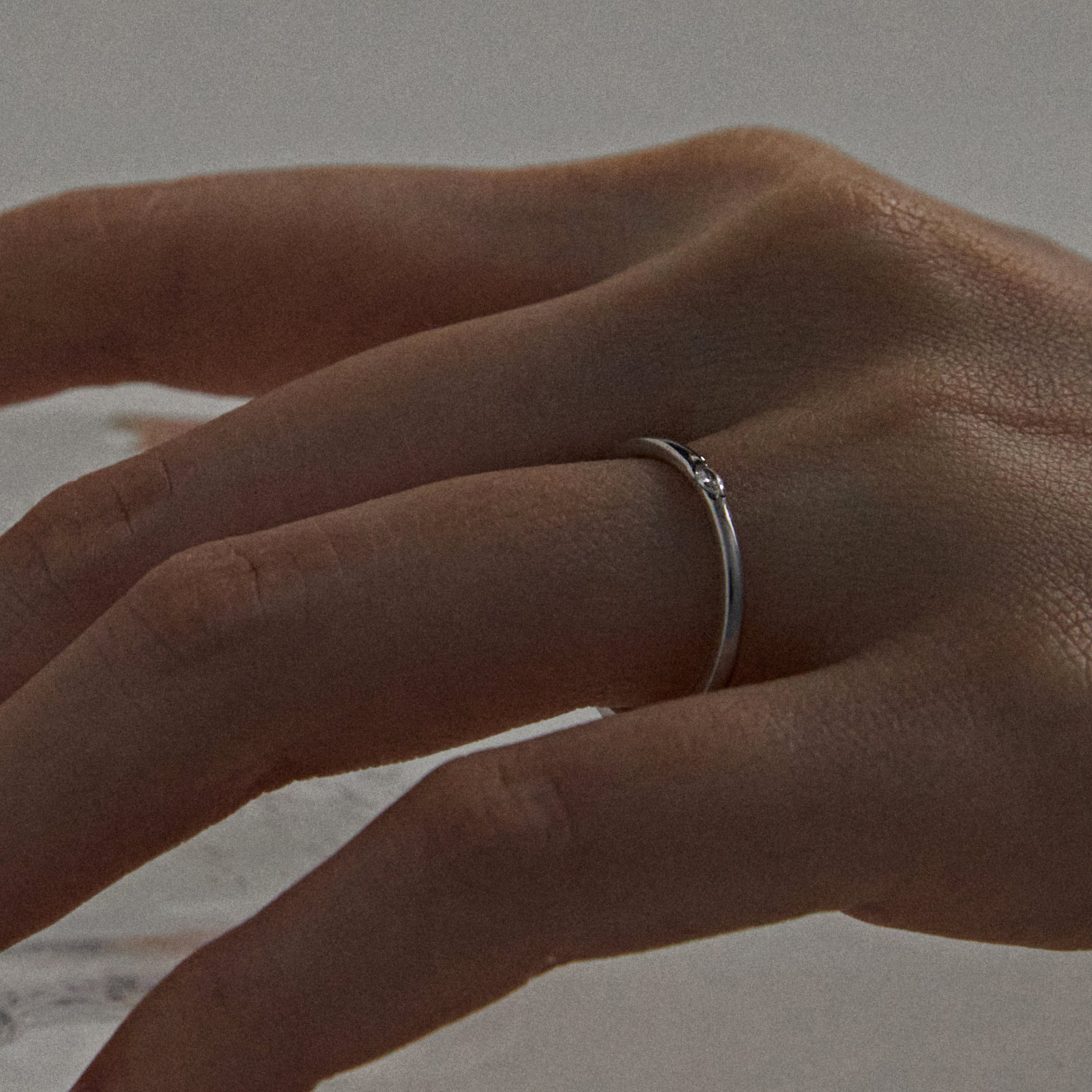 SLIM BODY DUO MARQUISE DIAMOND WHITE GOLD RING - COLDFRAME