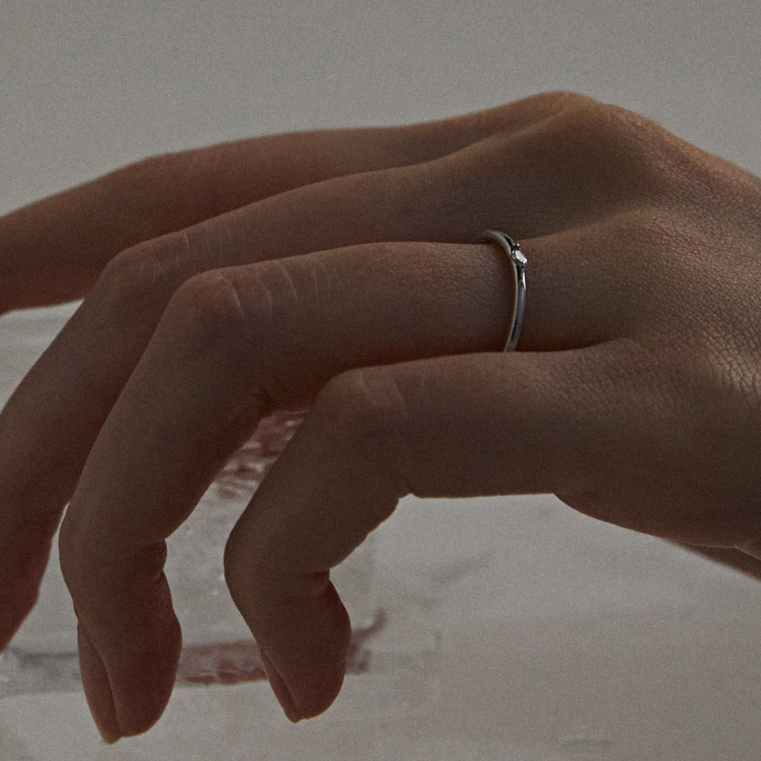 SLIM BODY DUO MARQUISE DIAMOND YELLOW GOLD RING - COLDFRAME