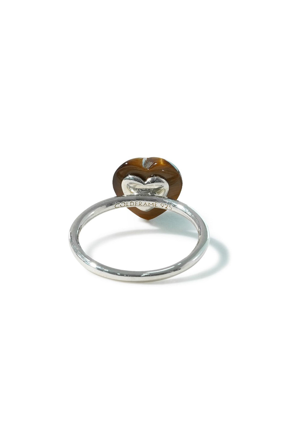VERY VINTAGE TIGER'S-EYE HEART RING