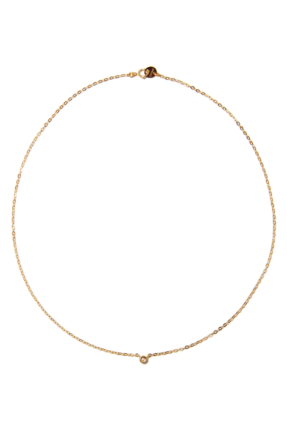 18K GOLD DIA PERFECTION NECKLACE SMALL