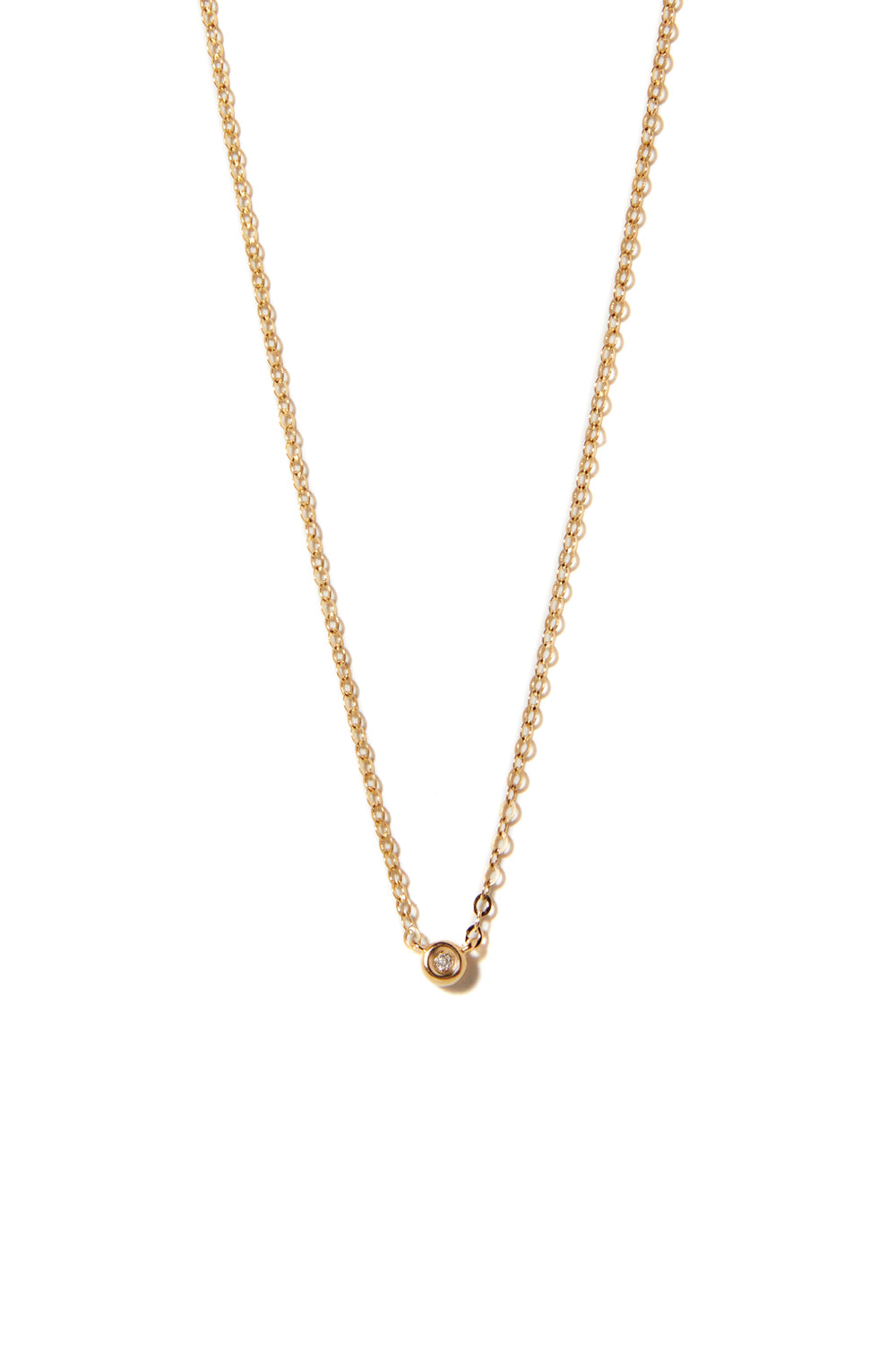 18K GOLD DIA PERFECTION NECKLACE SMALL