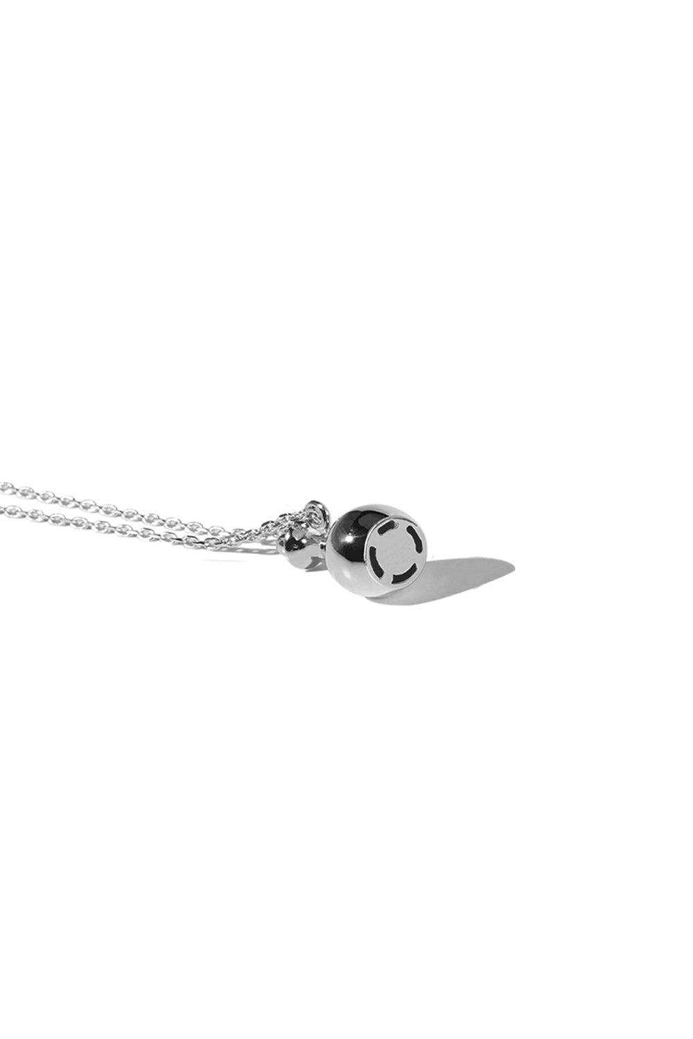 10K WHITE GOLD MINI BOTTIGLIA NECKLACE