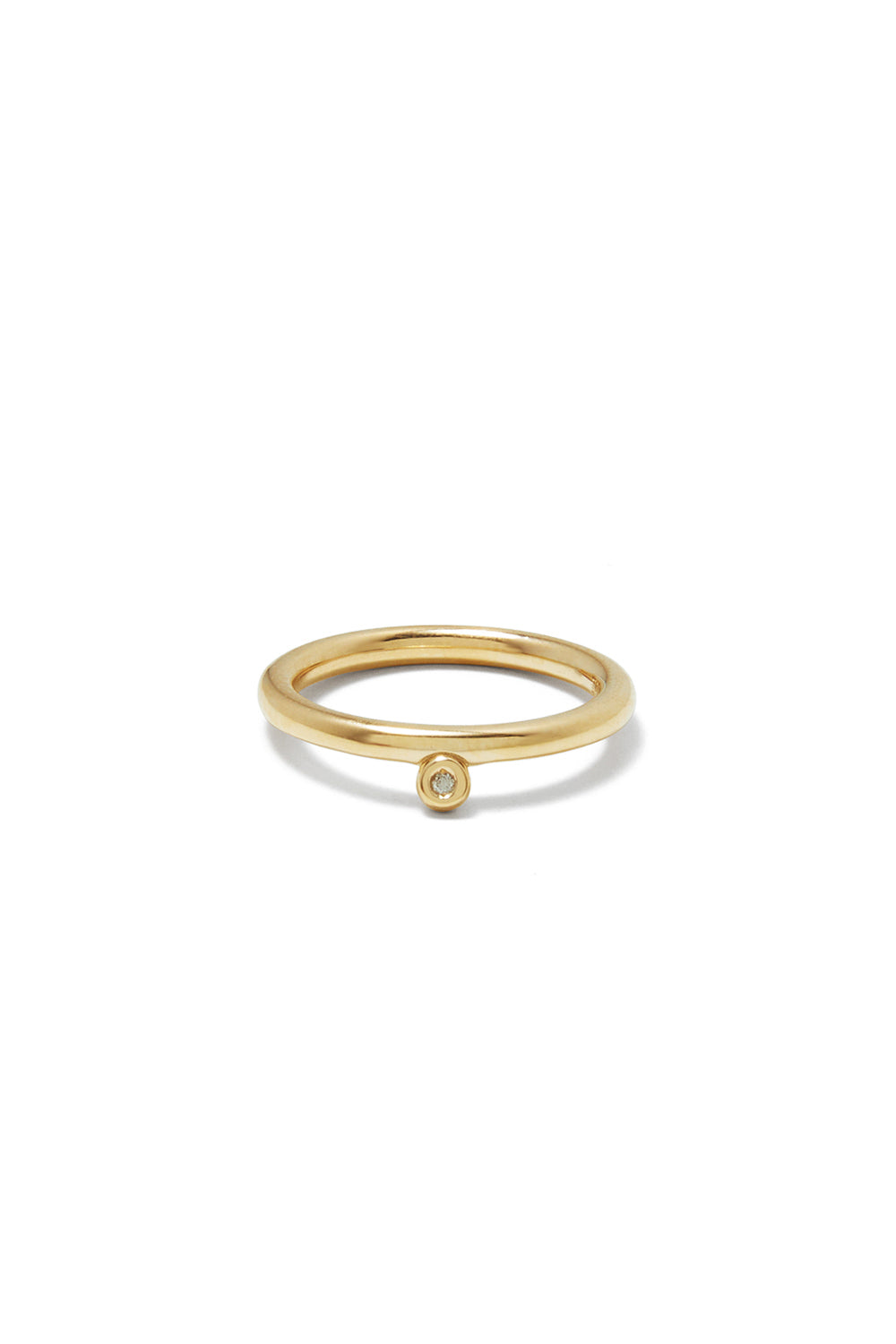 10K GOLD DIA HEMISPHERE RING