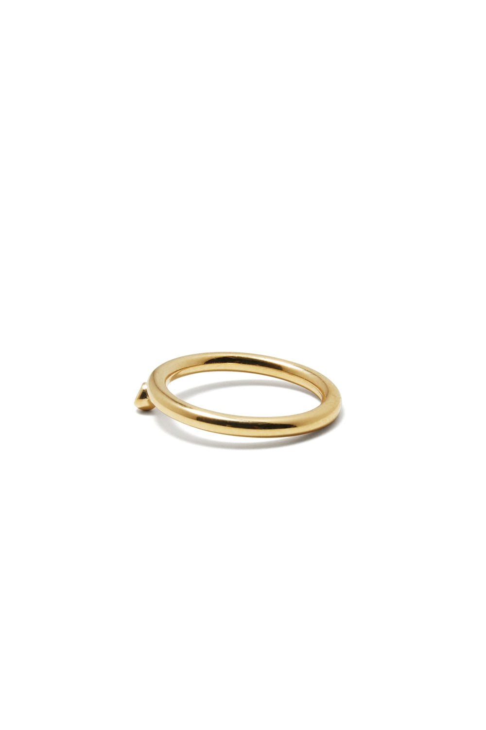 10K GOLD DIA HEMISPHERE RING