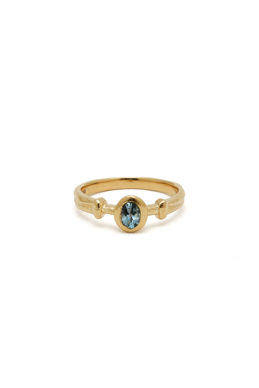 RENAISSANCE COLUMN AQUAMARINE RING