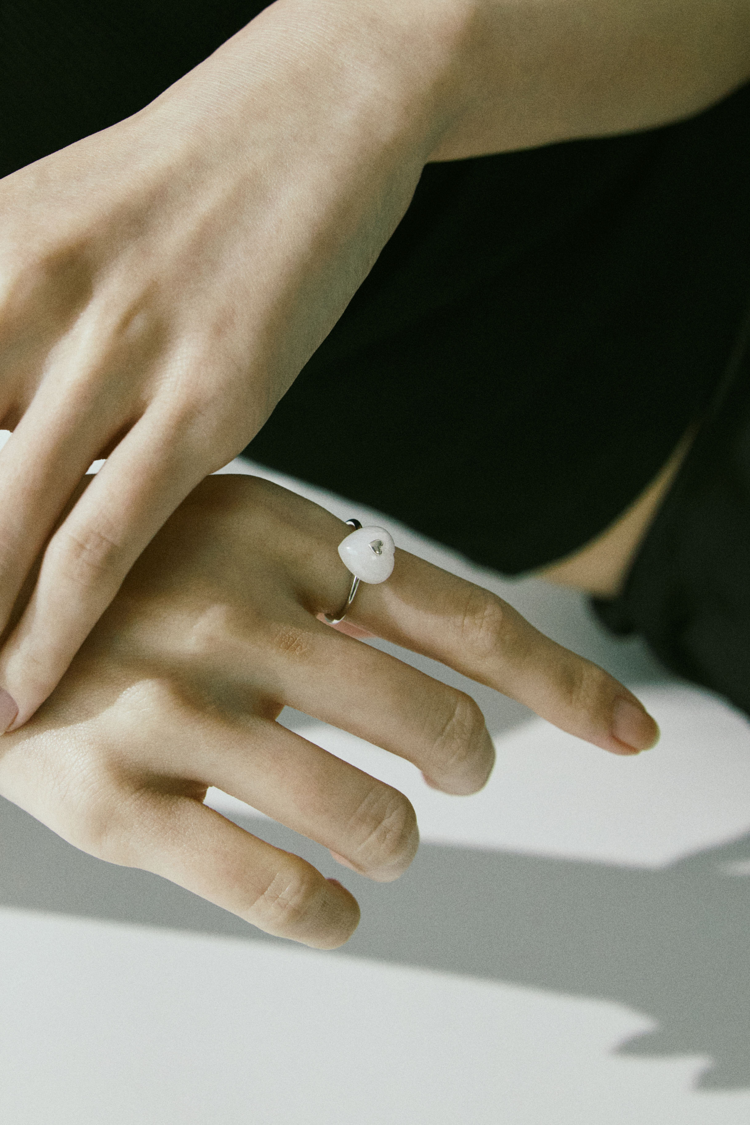 WHITE CANDY RING