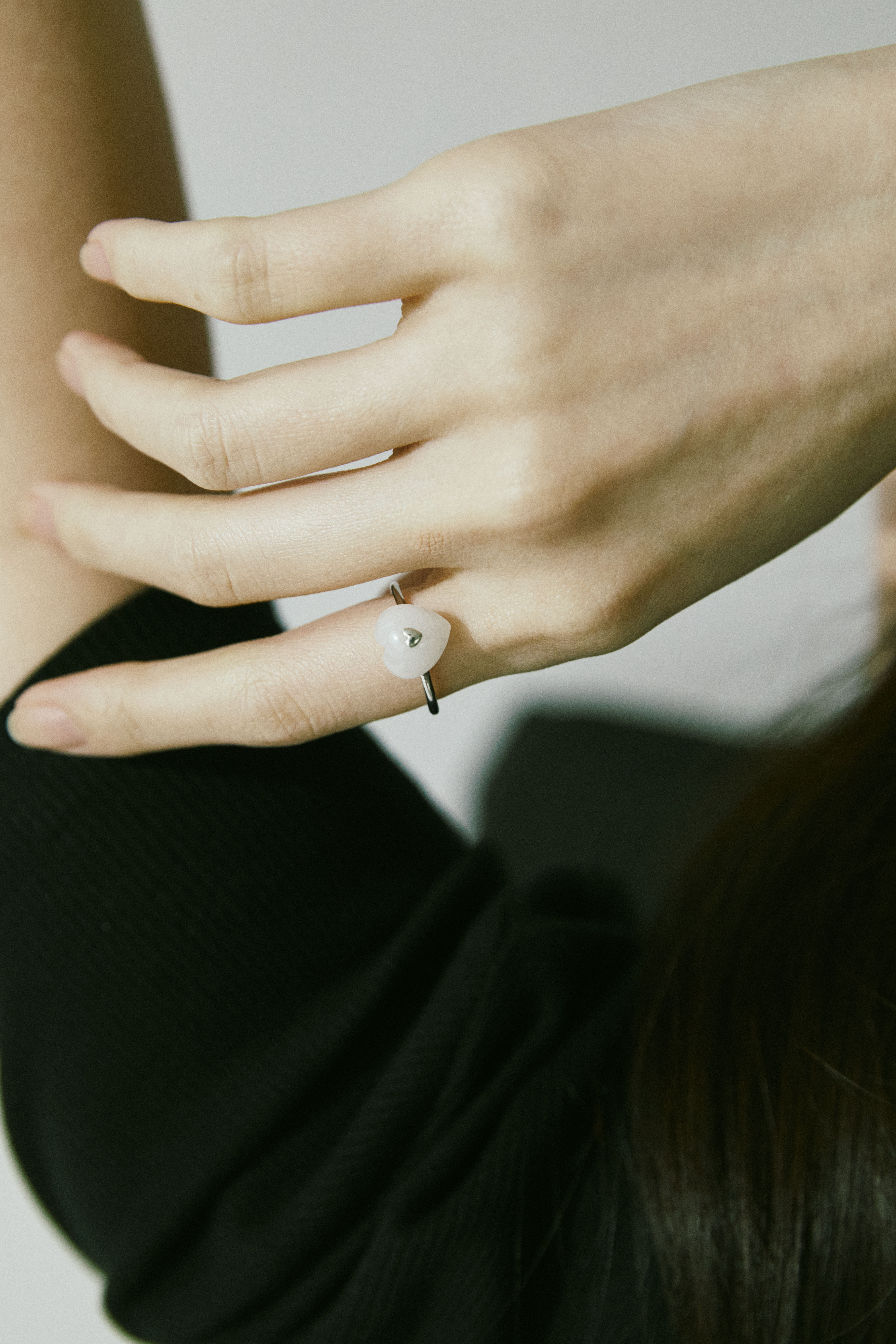 WHITE CANDY RING