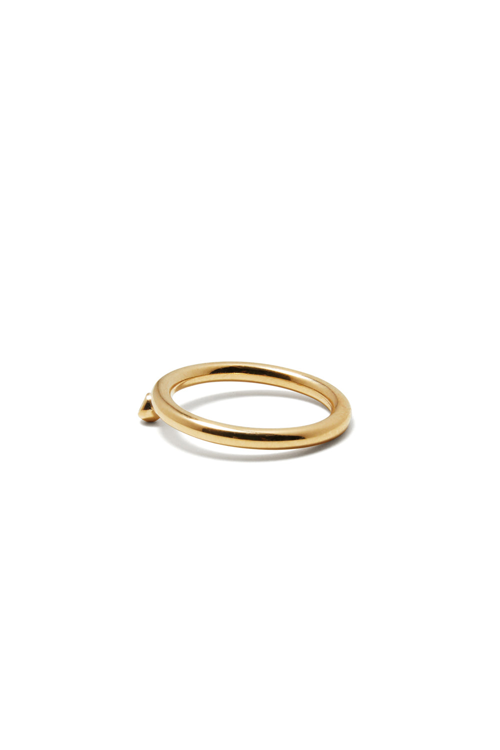 18K GOLD DIA HEMISPHERE RING