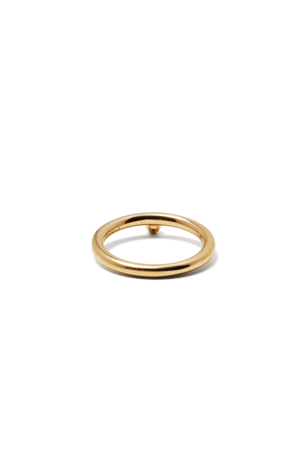 18K GOLD DIA HEMISPHERE RING