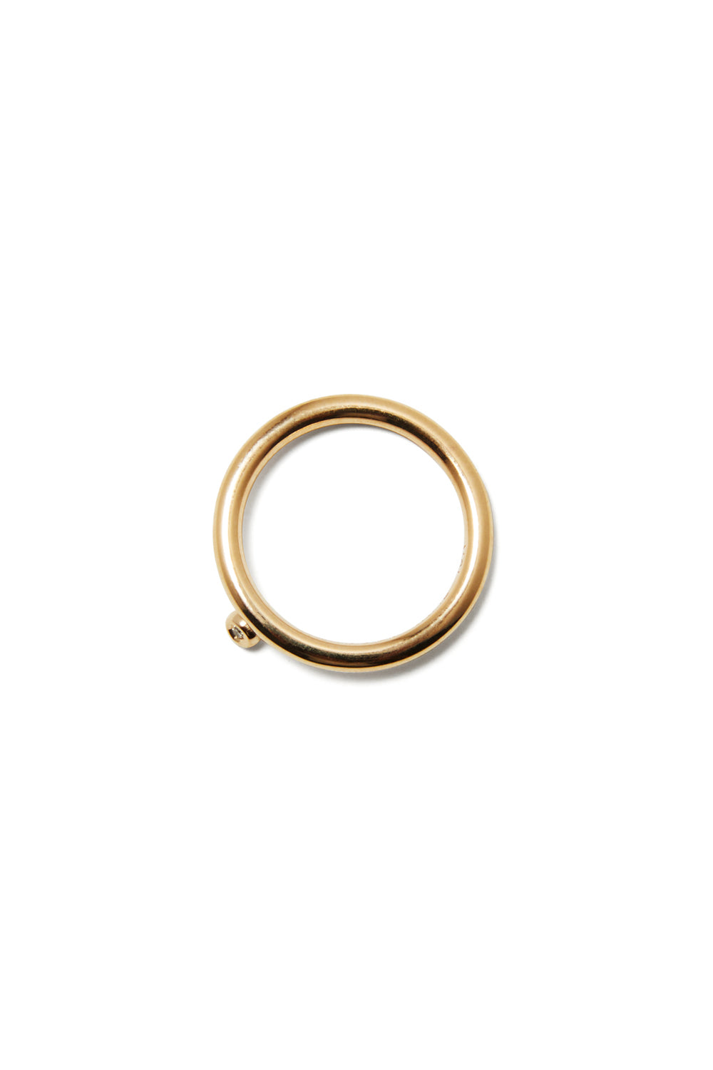 18K GOLD DIA HEMISPHERE RING