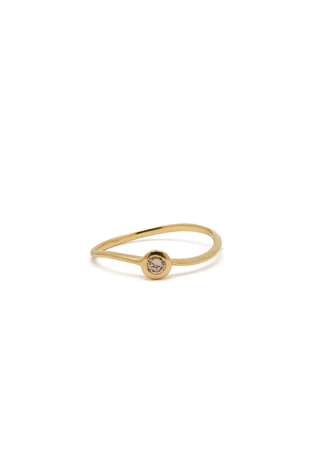 RENAISSANCE WAVY CONAC DIAMOND RING