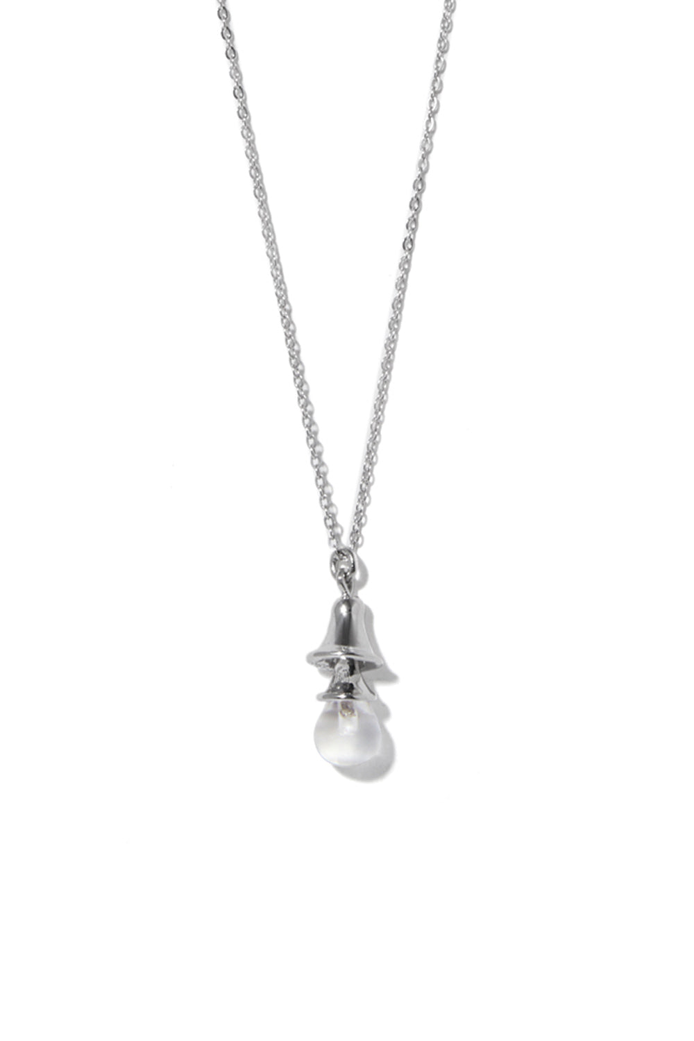 COLORLESS BELL NECKLACE