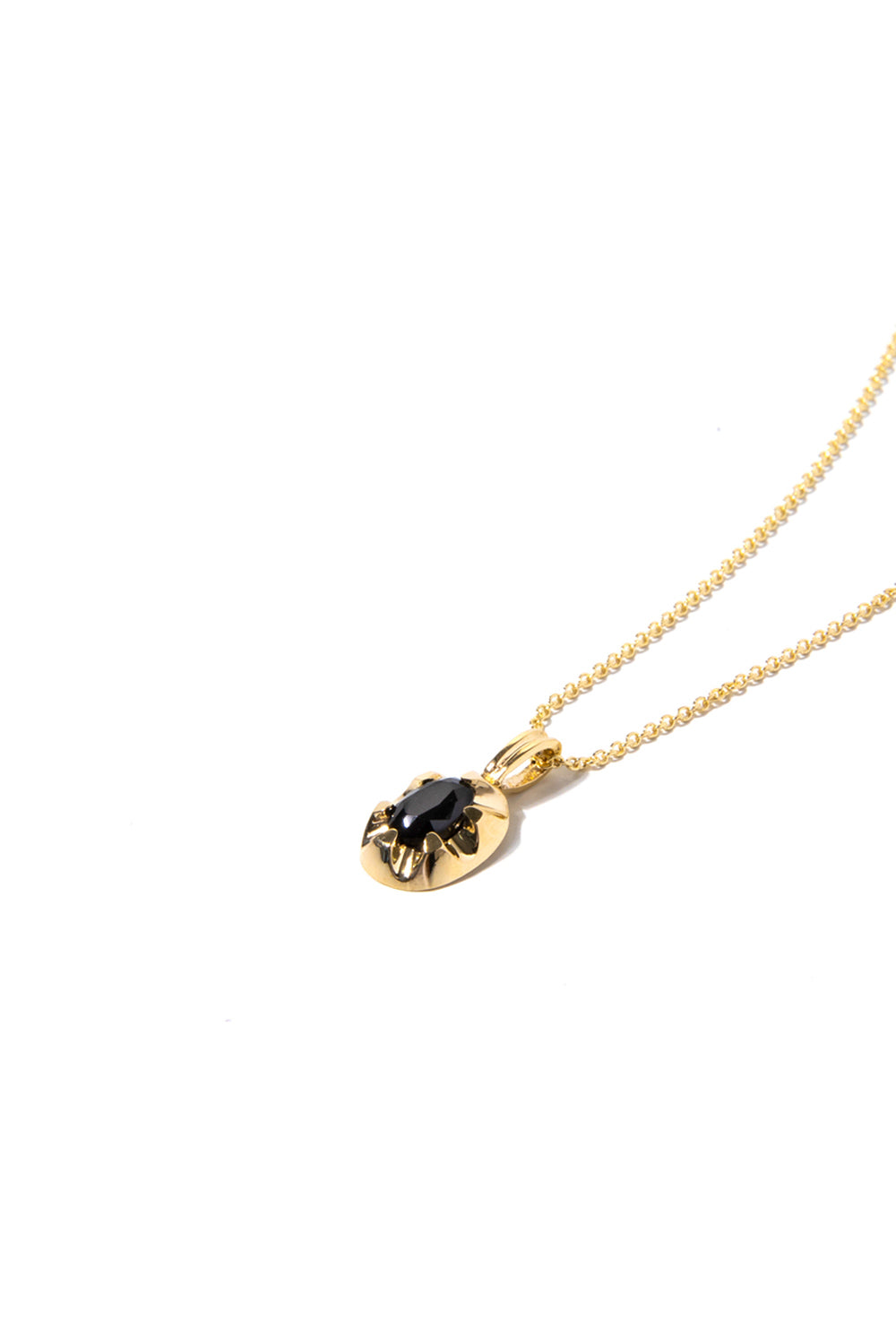 CLAW ONYX GOLD NECKLACE