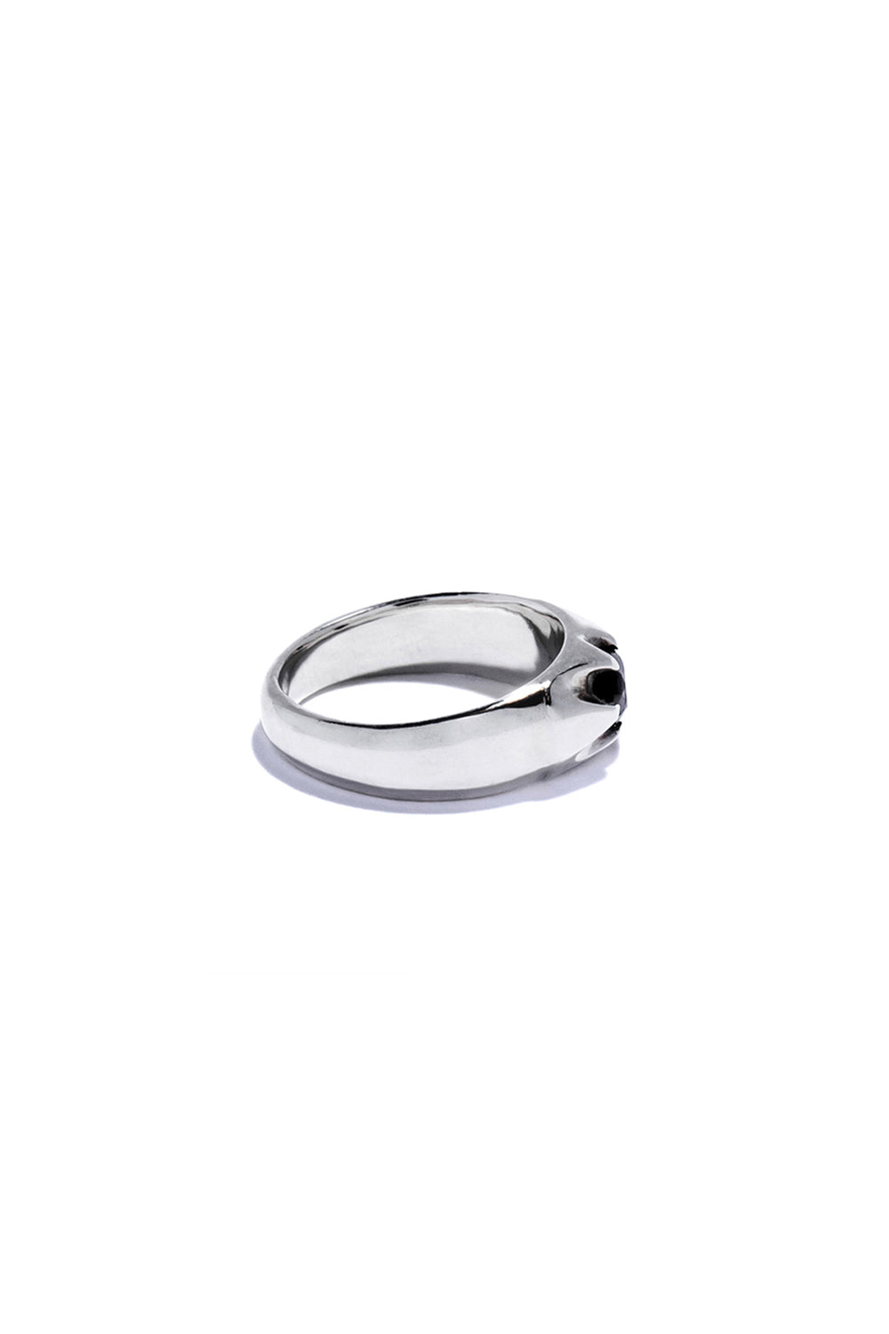 CLAW ONYX SILVER RING