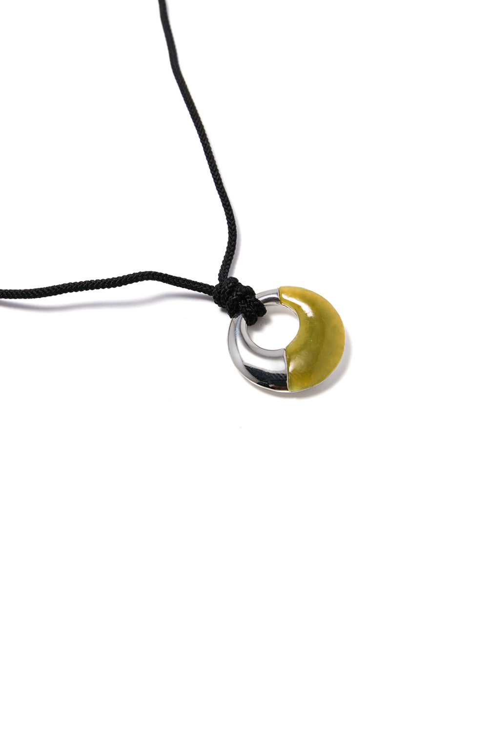 ETERNAL NEPHRITE JADE BLACK THREAD NECKLACE