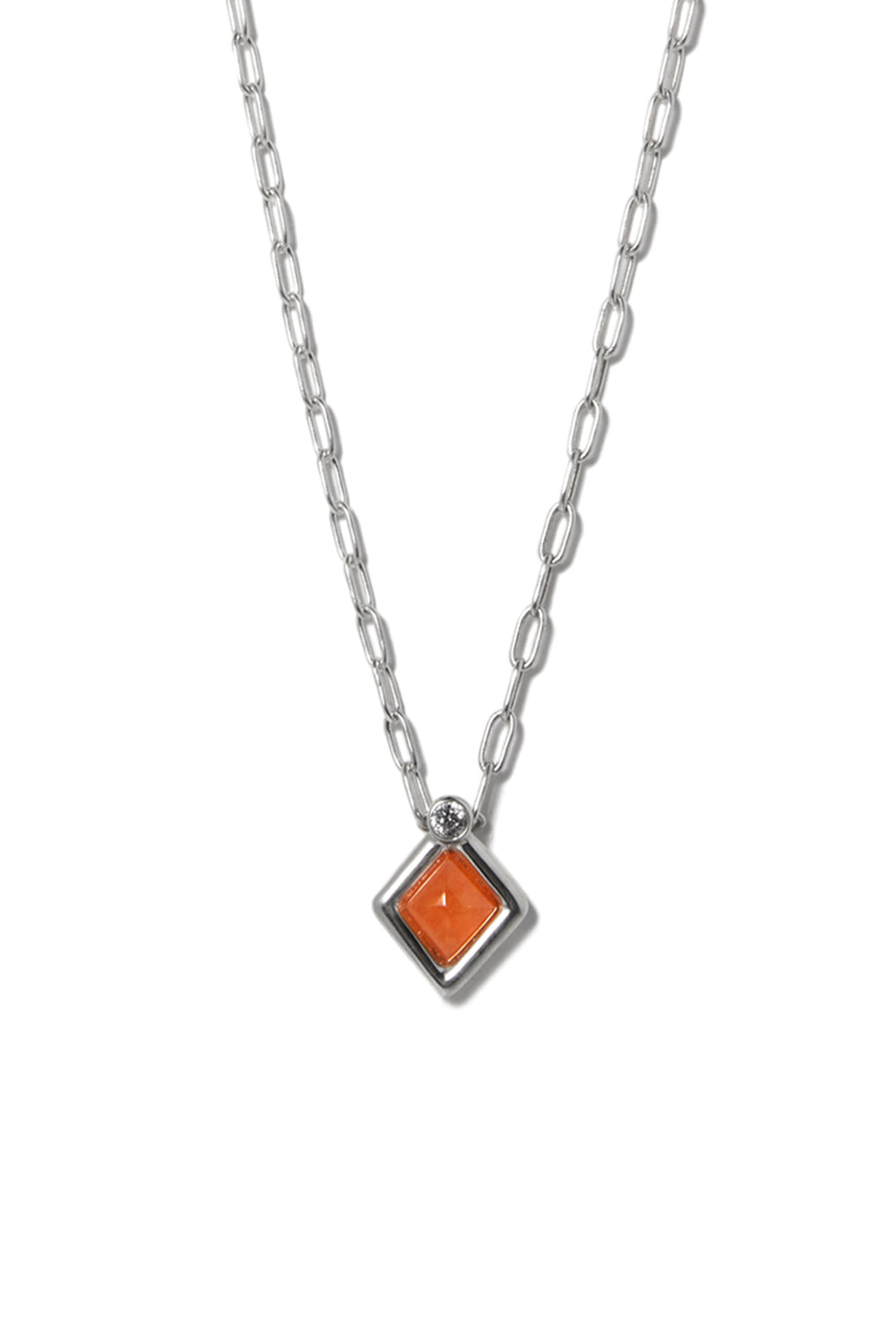 ETERNAL ORANGE QUARTZ NECKLACE