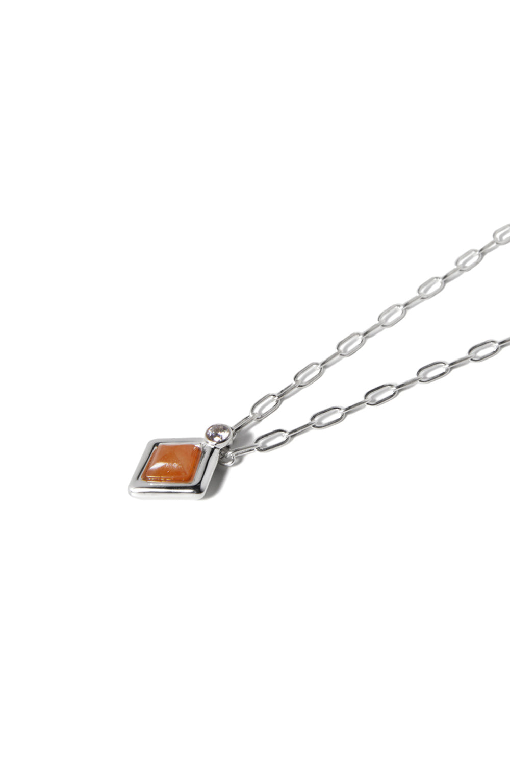 ETERNAL ORANGE QUARTZ NECKLACE