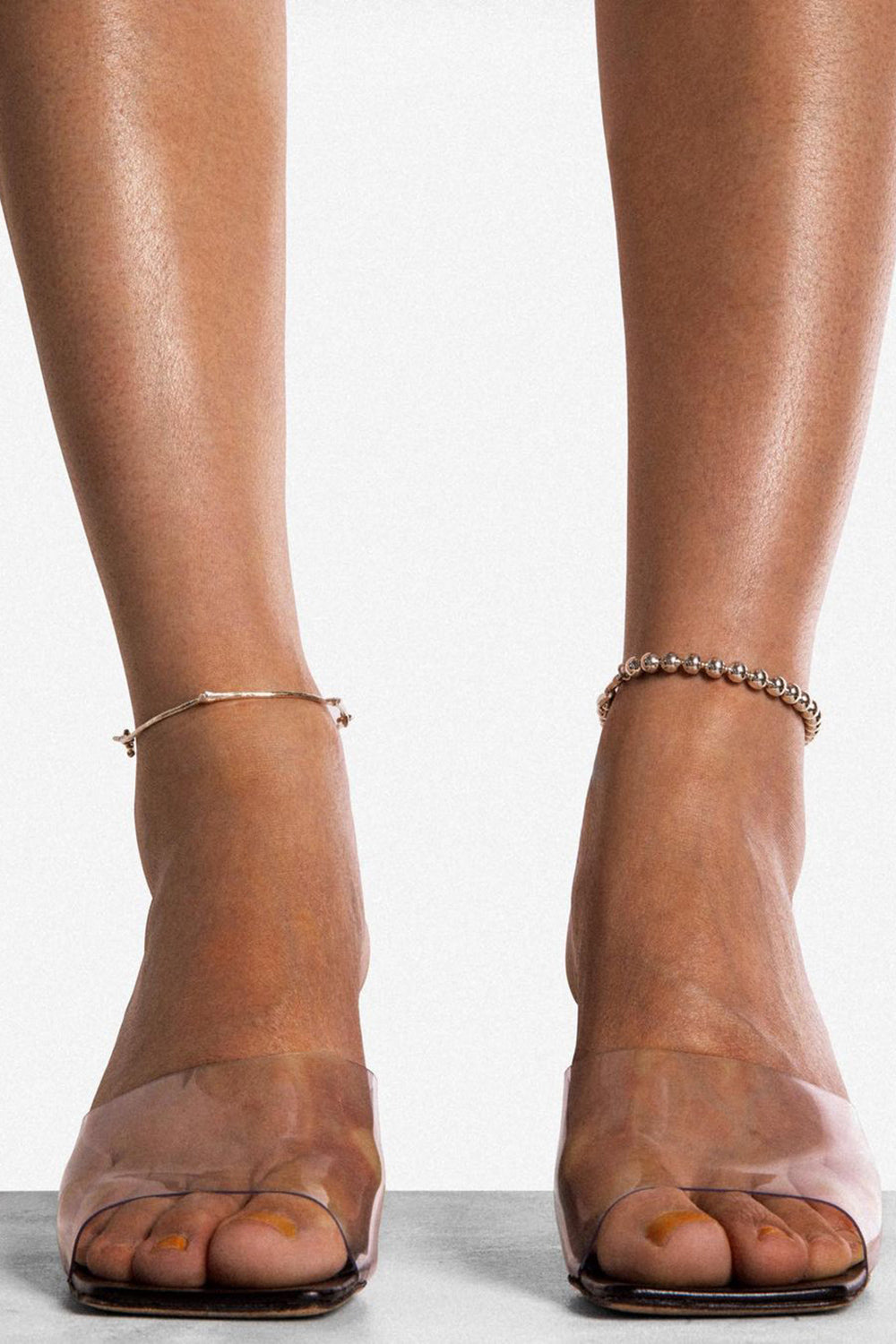 EVERYDAY SILVER BALL ANKLE BRACELET