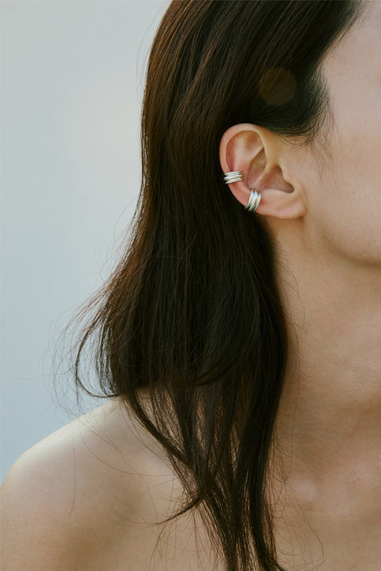 FLAT POTTERY VESSEL EAR CUFF - COLDFRAME