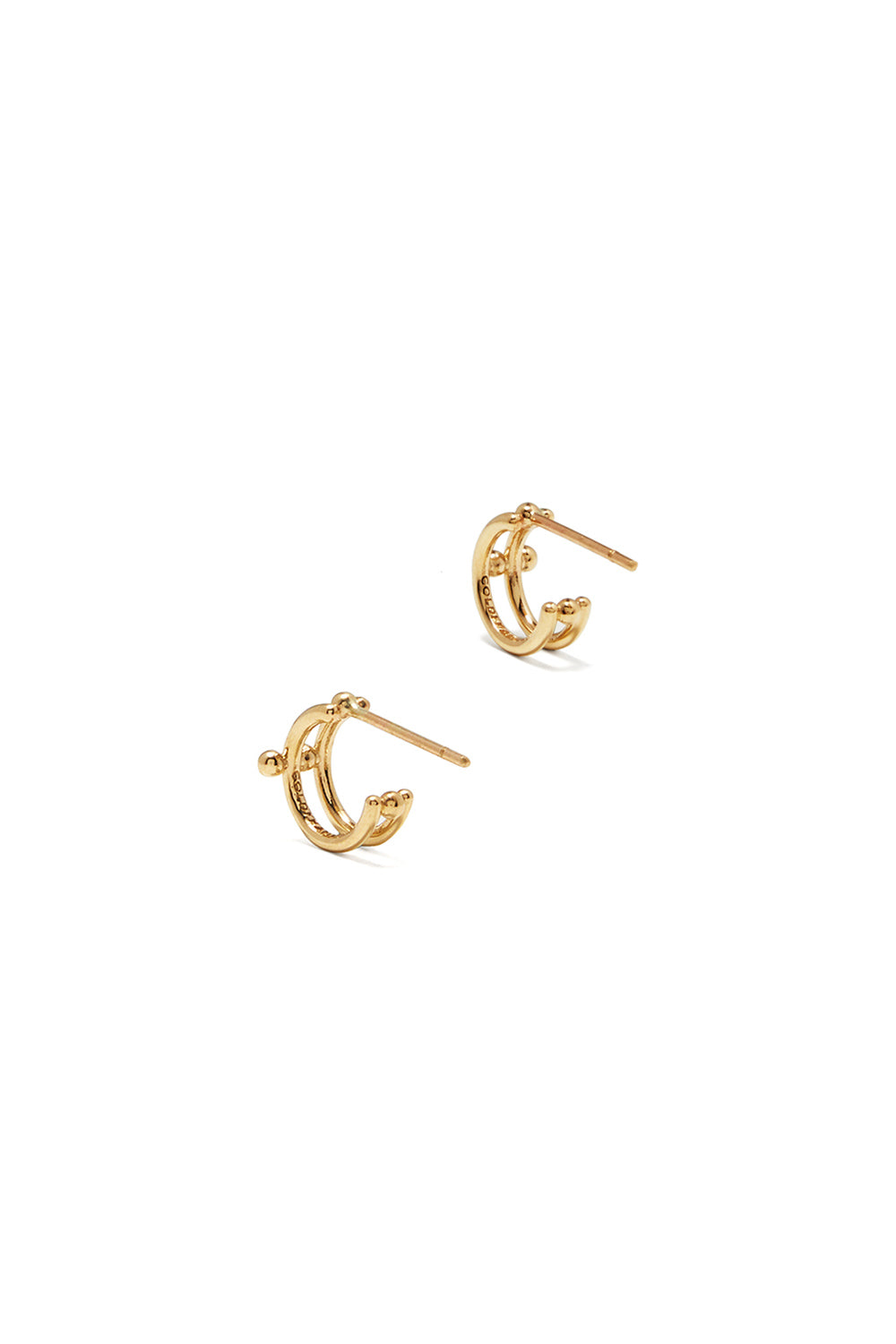 GOLD MINI PERFECTION EARRINGS