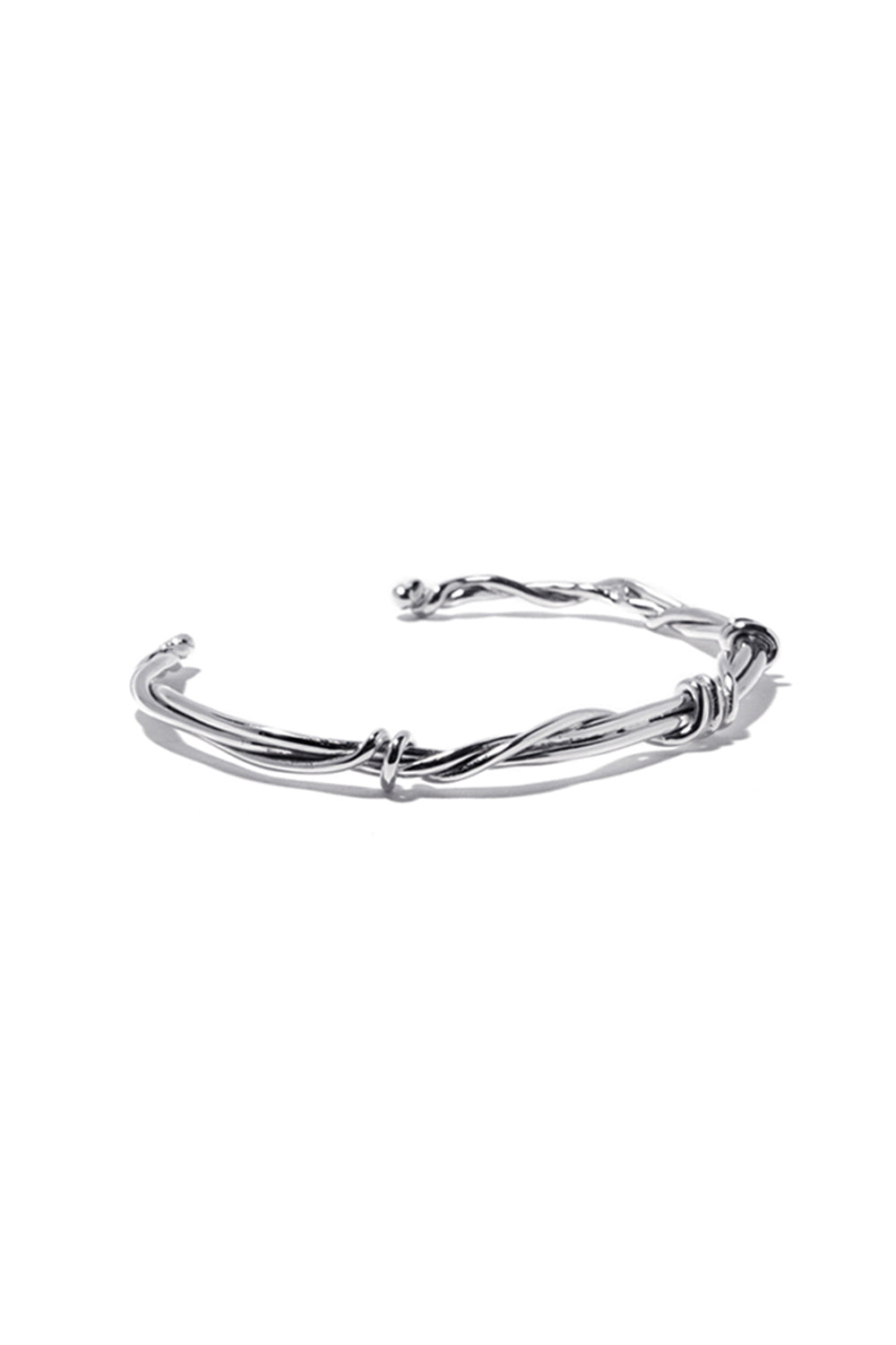 GORDIAN SILVER KNOT BANGLE