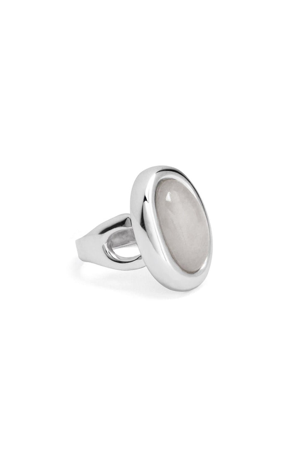 MOTHER'S WHITE QUARTZ RING