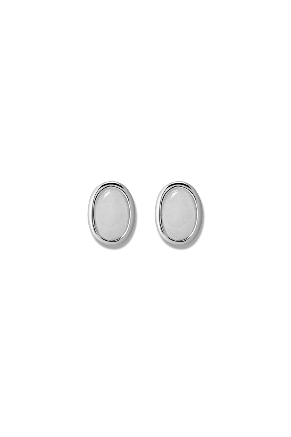 MOTHER'S WHITE QUARTZ STUDS