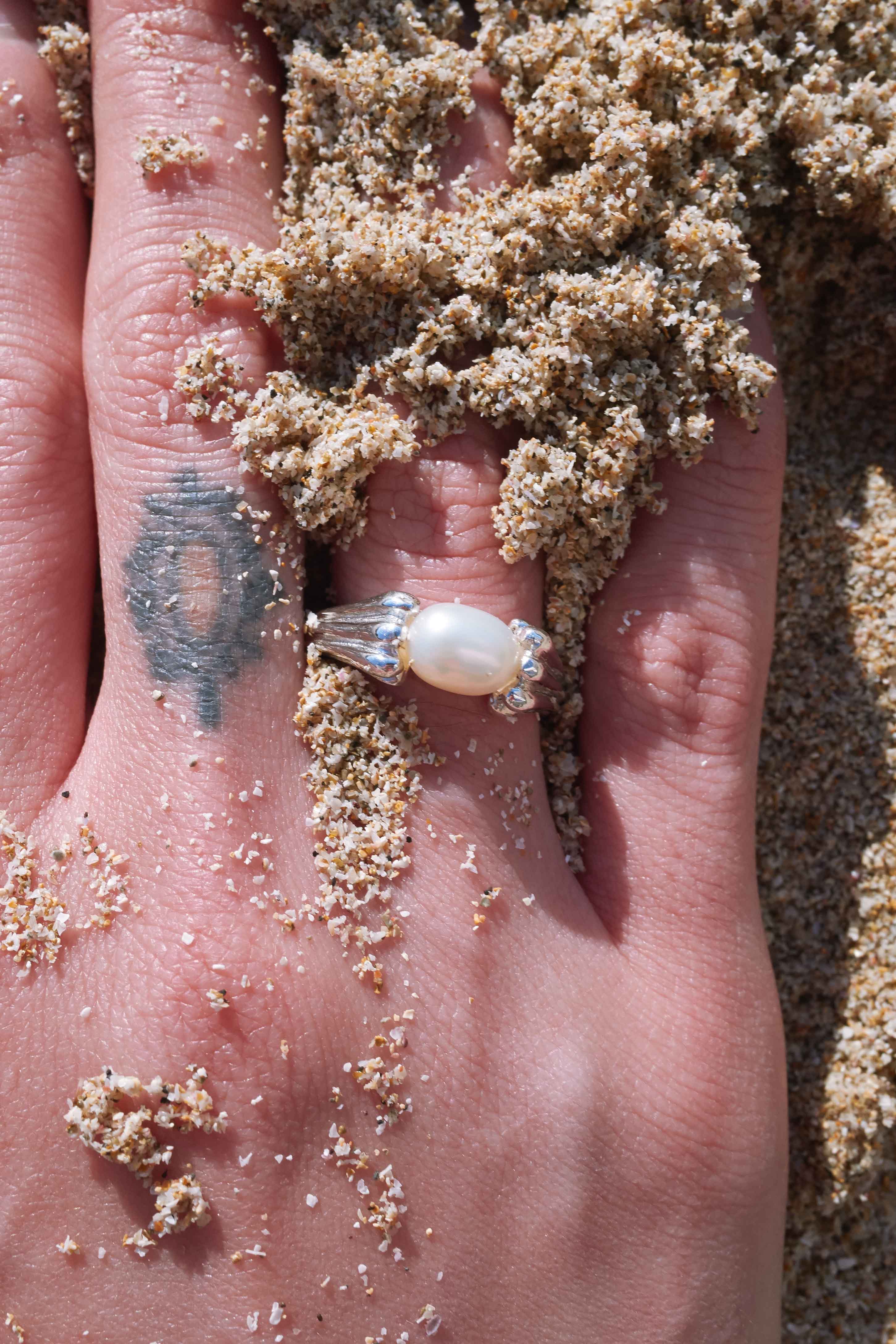 NATURA BIANCO PEARL RING