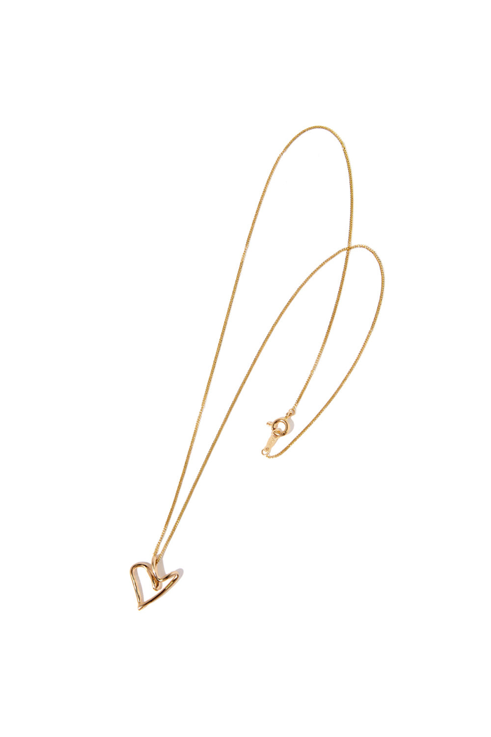 NEVER-ENDING SUMMER HEART GOLD NECKLACE