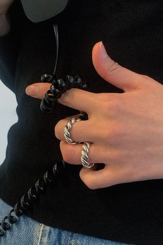 ROPE TWIST RING