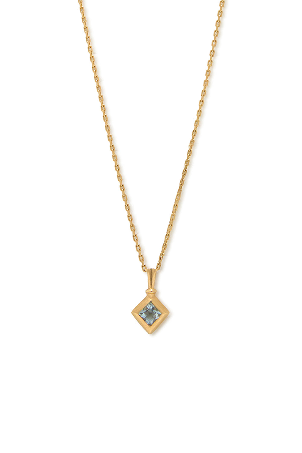 RENAISSANCE LOZENGE AQUAMARINE PENDANT