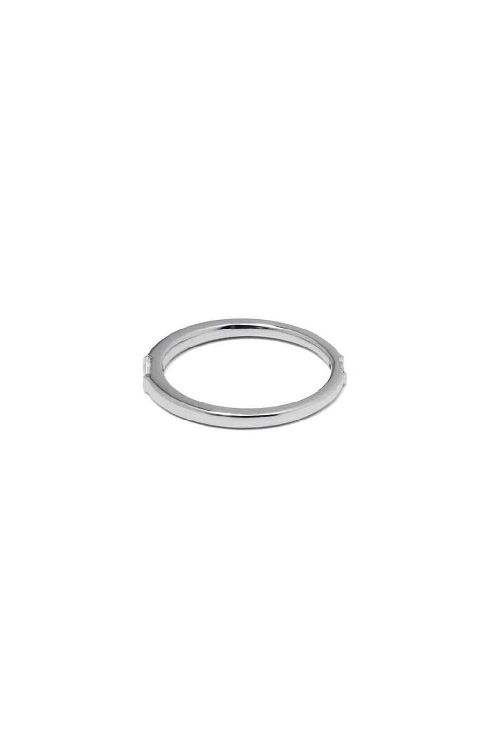 SLIM BODY DUO BAGUETTE DIAMOND WHITE GOLD RING