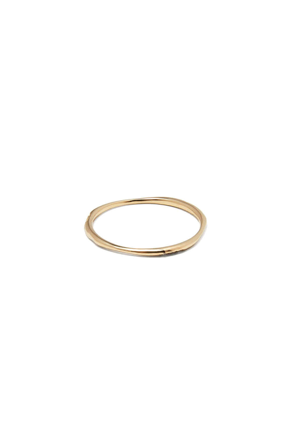 SLIM BODY TRIO DIAMONDS YELLOW GOLD RING