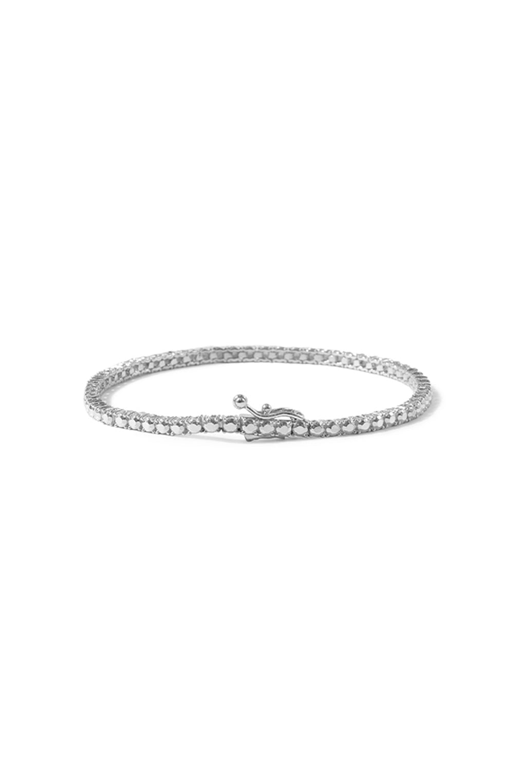 SILVER DIAMOND TENNIS BRACELET S