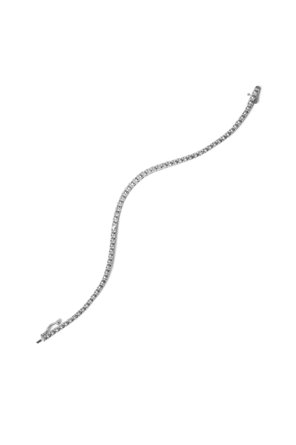 SILVER DIAMOND TENNIS BRACELET S