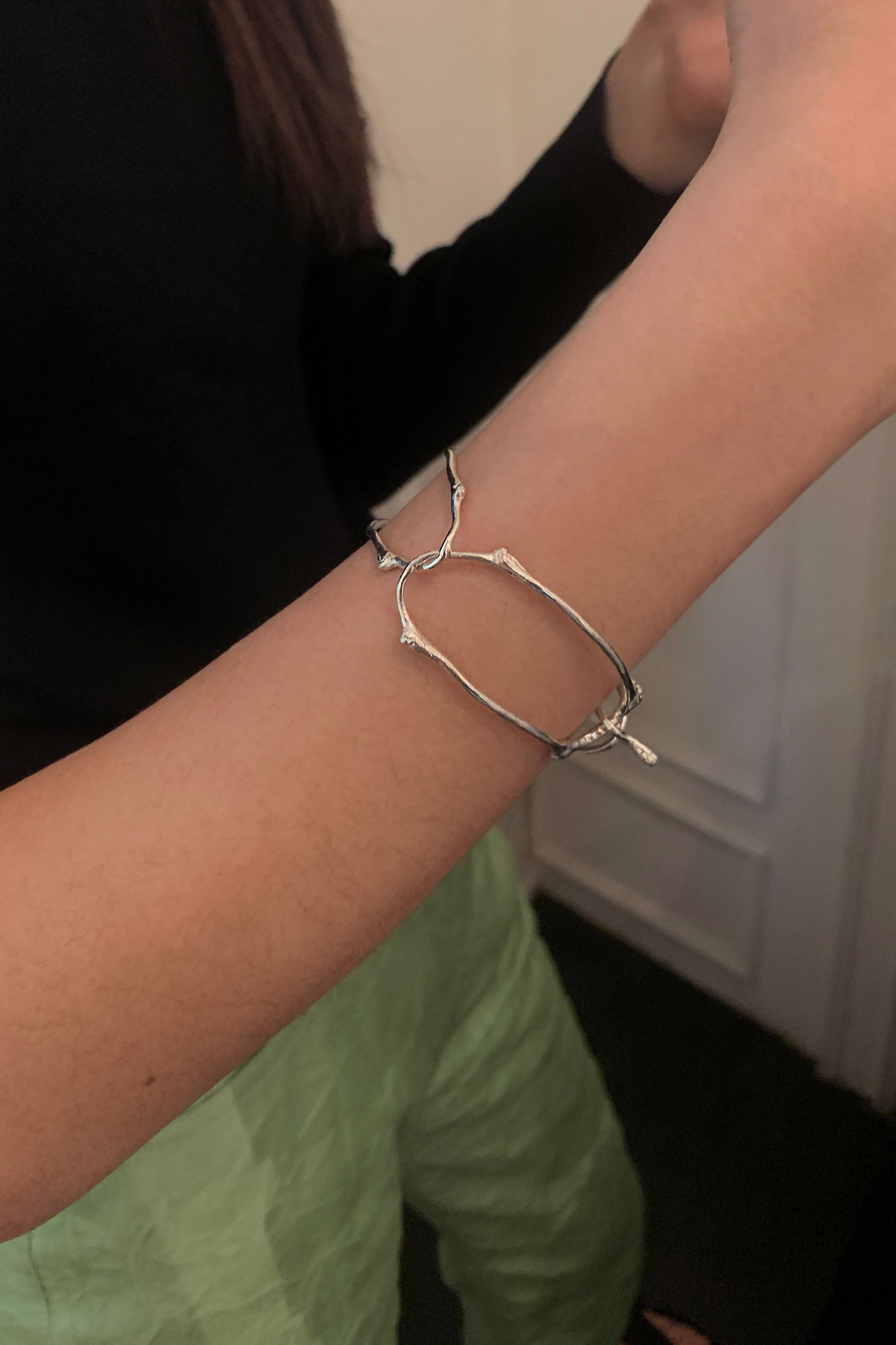 TWIG CHUNK CHAIN BRACELET