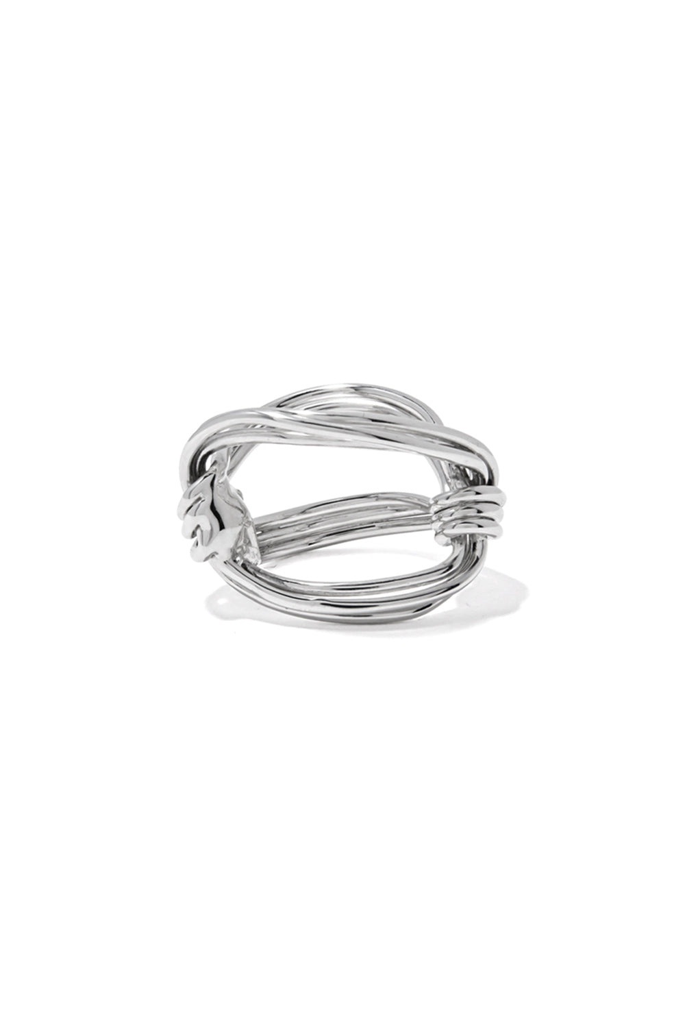 THREE LINES KNOTS RING