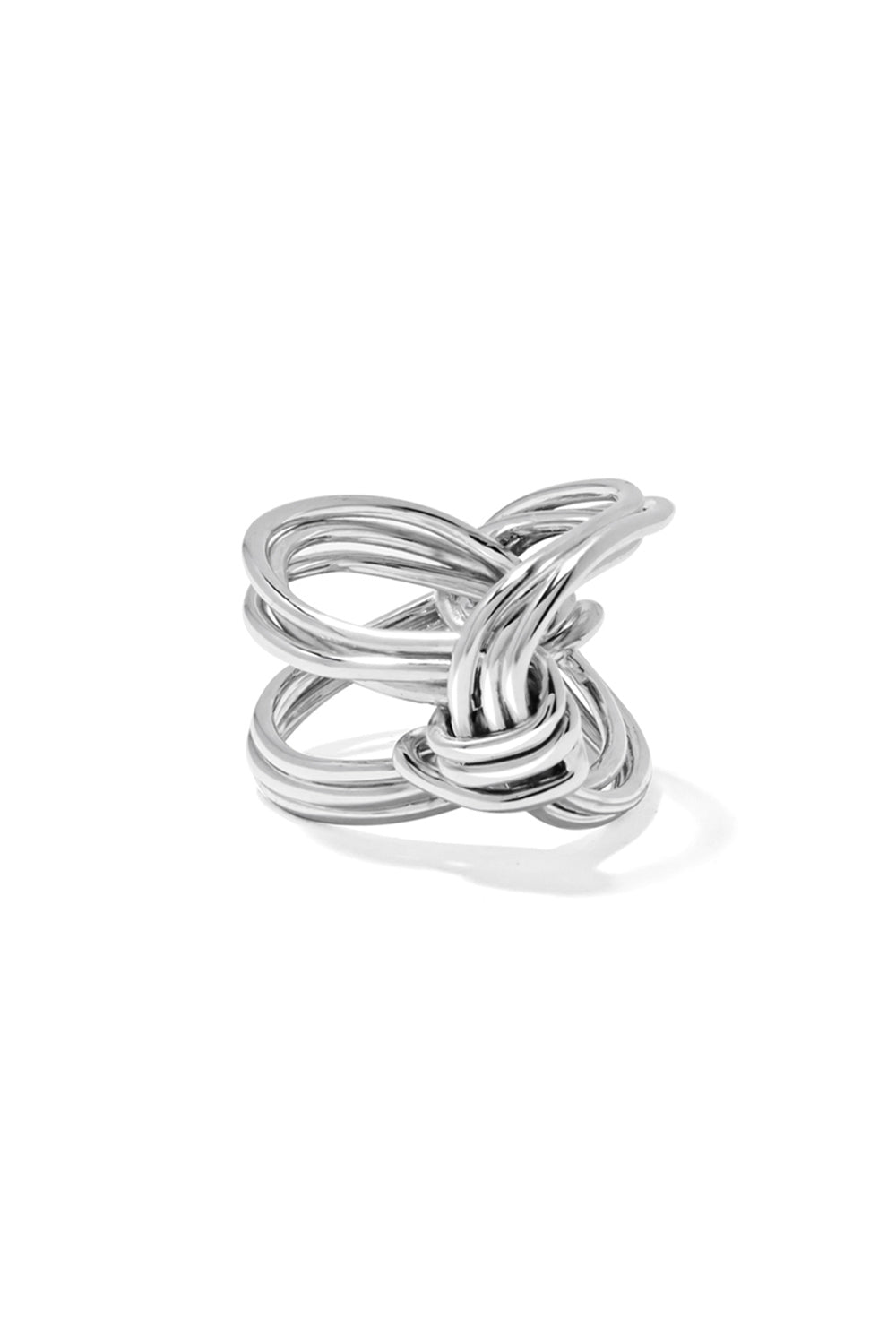 THREE LINES KNOTS RING