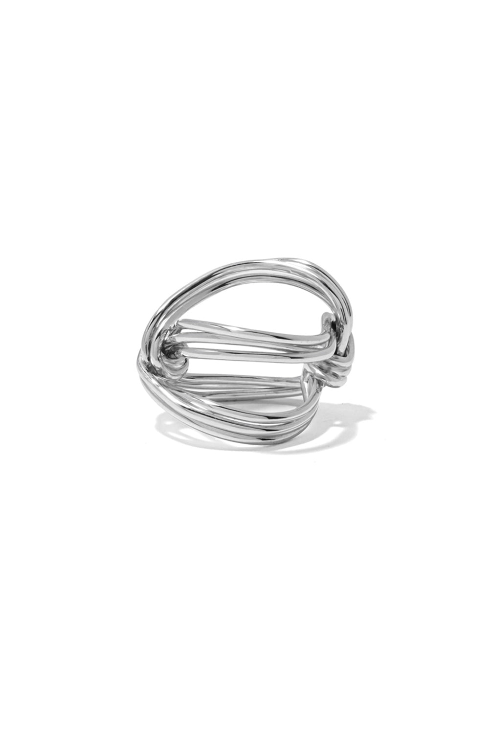 THREE LINES KNOTS RING