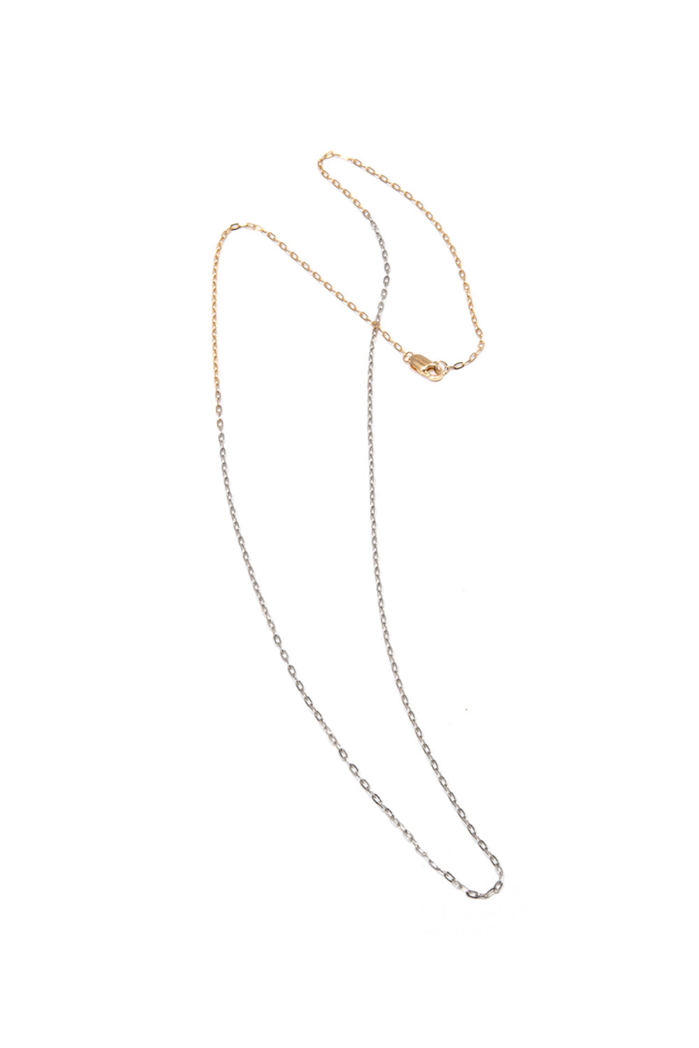 TWO TONES GOLD CHAIN NECKLACE